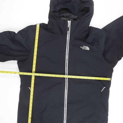 The North Face Men's Black Hooded Insulated Puffer Jacket Size L