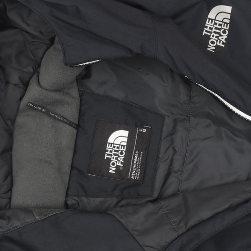 The North Face Men's Black Hooded Insulated Puffer Jacket Size L