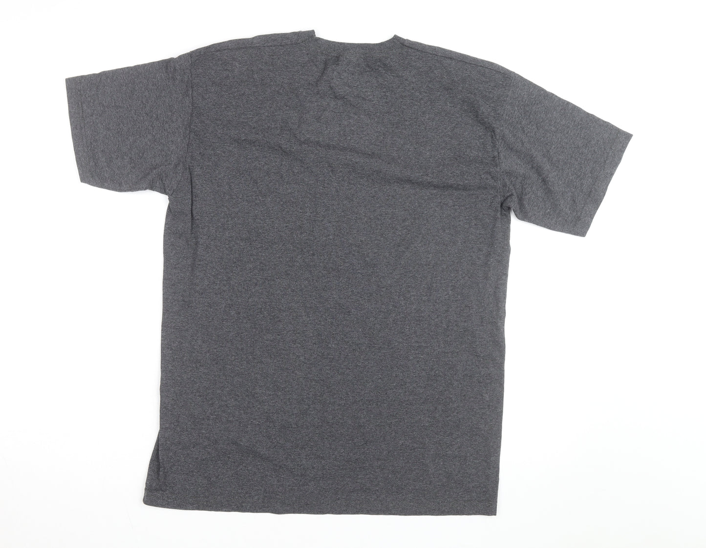 Fruit of the Loom Mens Grey Blondie Band Graphic T-Shirt Size 14-15 Years