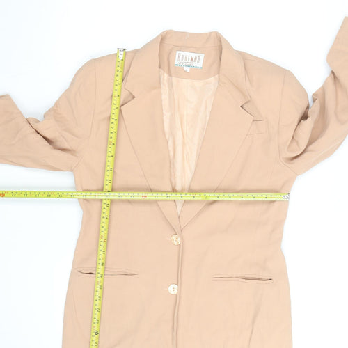 Braemar Petites Beige Classic Blazer Womens Size 6 Tailored Jacket