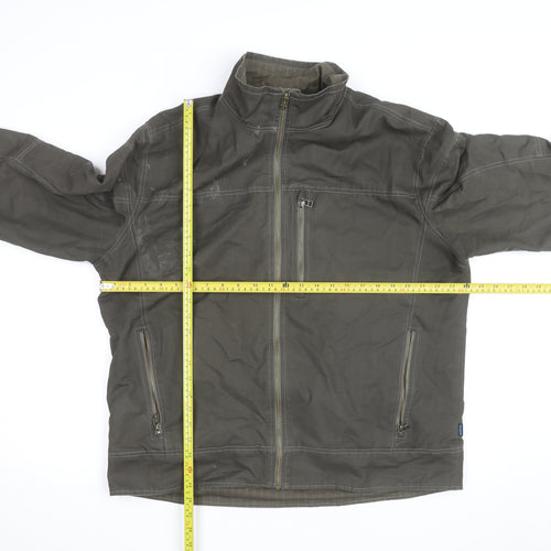 KÜHL Mens Green XL Soft Shell Outdoor Hiking Jacket