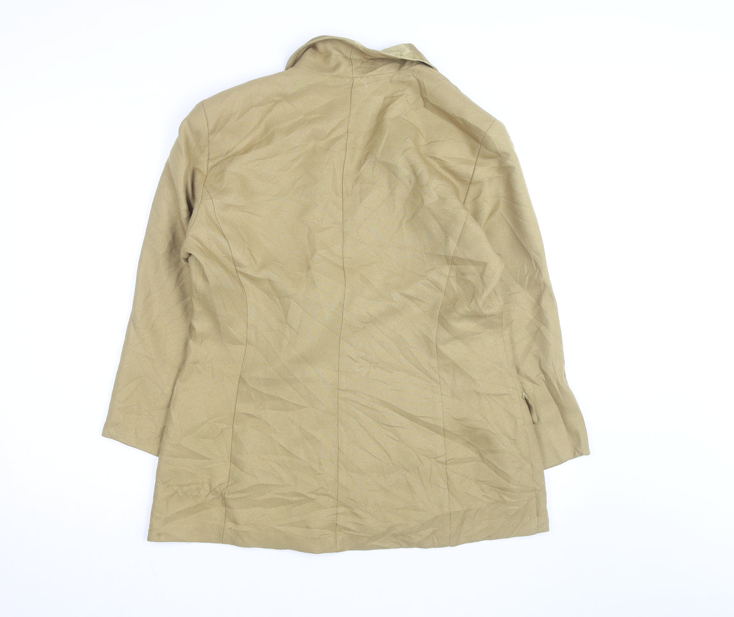 Lew Magram Women Beige Blazer Size 12 Classic Formal Workwear