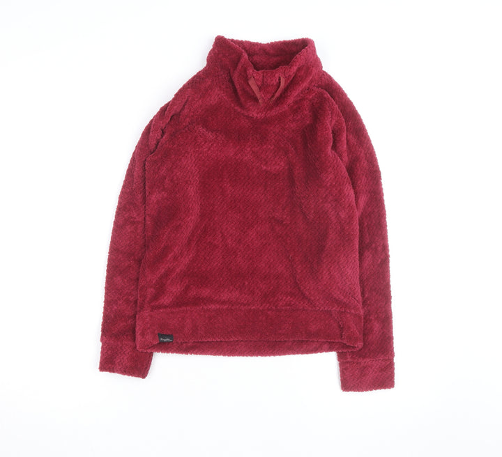 Regatta Girls Red Fleece Pullover Sweatshirt 11-12 Years Winter Warm