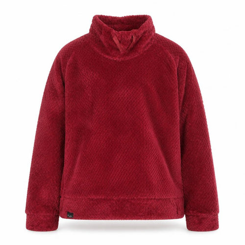 Regatta Girls Red Fleece Pullover Sweatshirt 11-12 Years Winter Warm