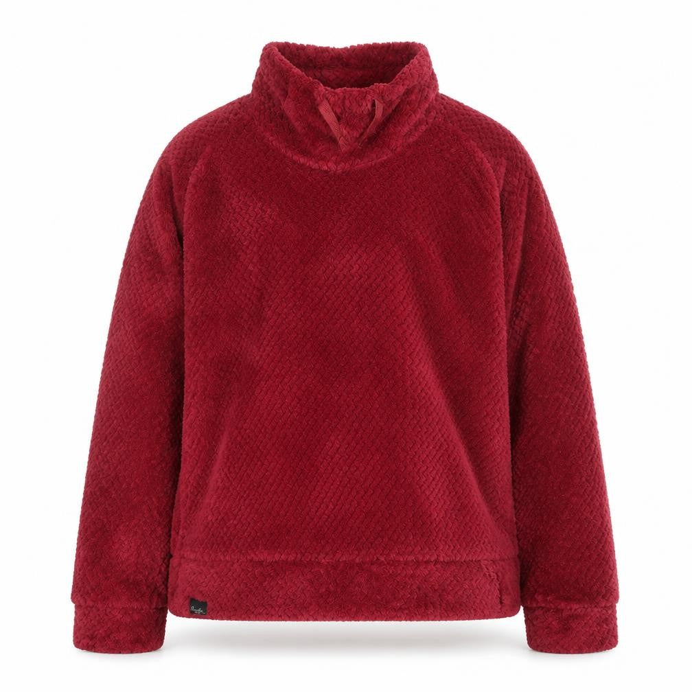Regatta Girls Red Fleece Pullover Sweatshirt 11-12 Years Winter Warm