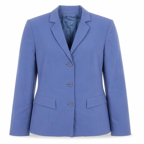 Jones New York Women Blue Petite 4P Classic Blazer Jacket