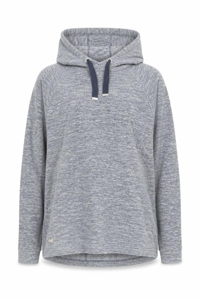 Front view of Regatta Great Outdoors Women Grey Pullover Hoodie, size L, Lightweight Casual
