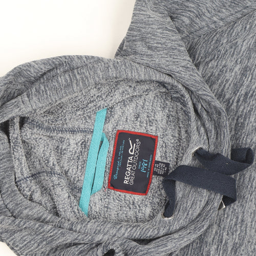 Regatta Great Outdoors Women Grey Pullover Hoodie Size L Lightweight Casual