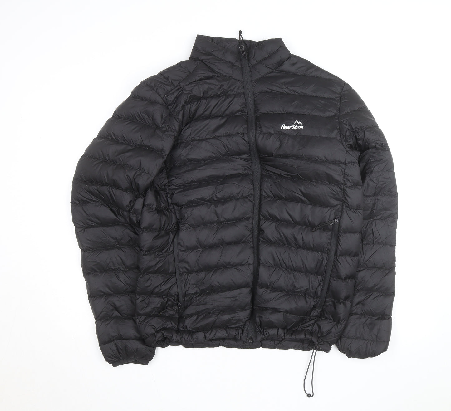 Peter Storm Men's Black Lightweight Down Puffer Jacket Size S