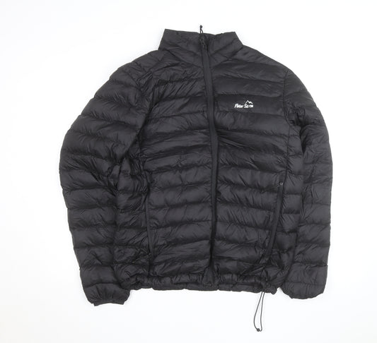 Peter Storm Men's Black Lightweight Down Puffer Jacket Size S
