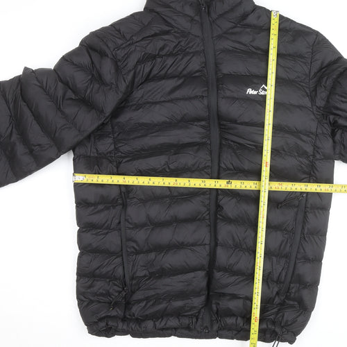 Peter Storm Men's Black Lightweight Down Puffer Jacket Size S