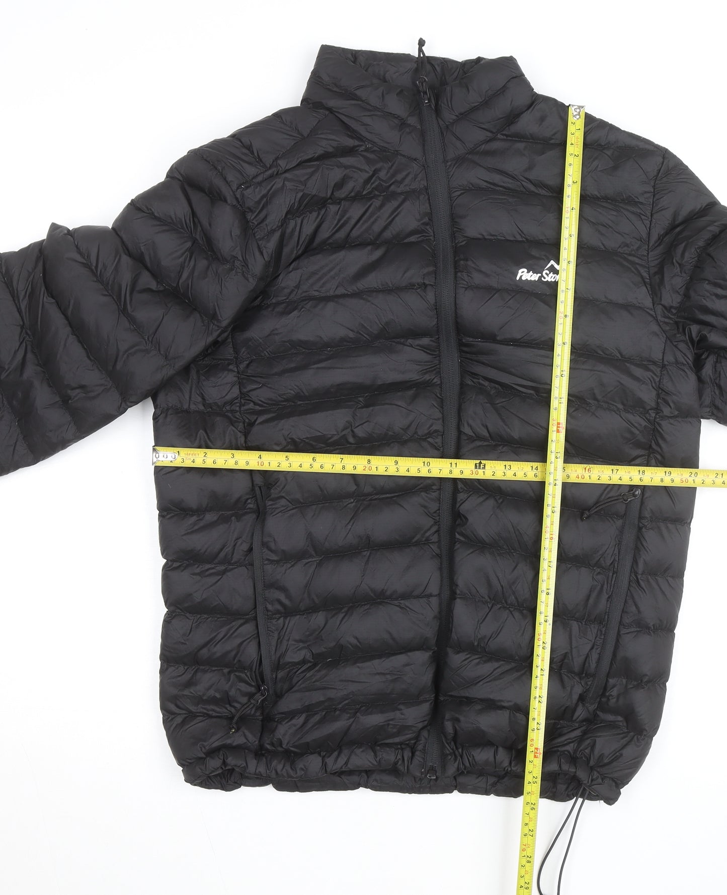 Peter Storm Men's Black Lightweight Down Puffer Jacket Size S
