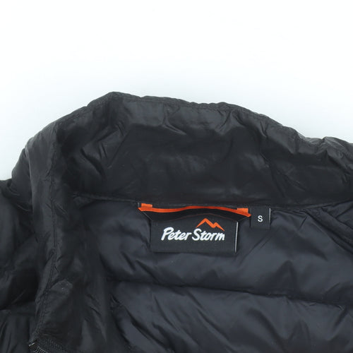 Peter Storm Men's Black Lightweight Down Puffer Jacket Size S