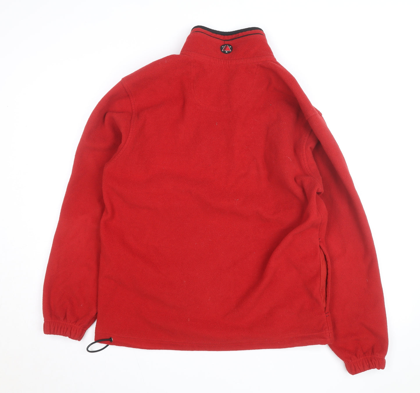 Izod Men's Red Fleece 1/4 Zip Pullover Jacket Size M