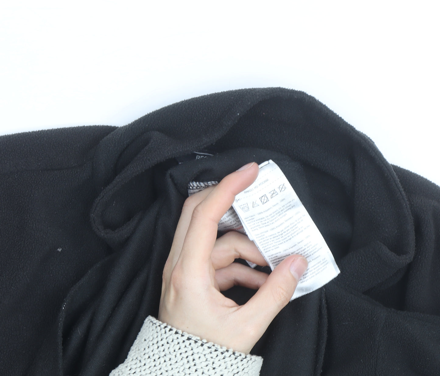 Regatta Men’s Black Fleece Pullover XL 1/4 Zip Outdoor Sweatshirt