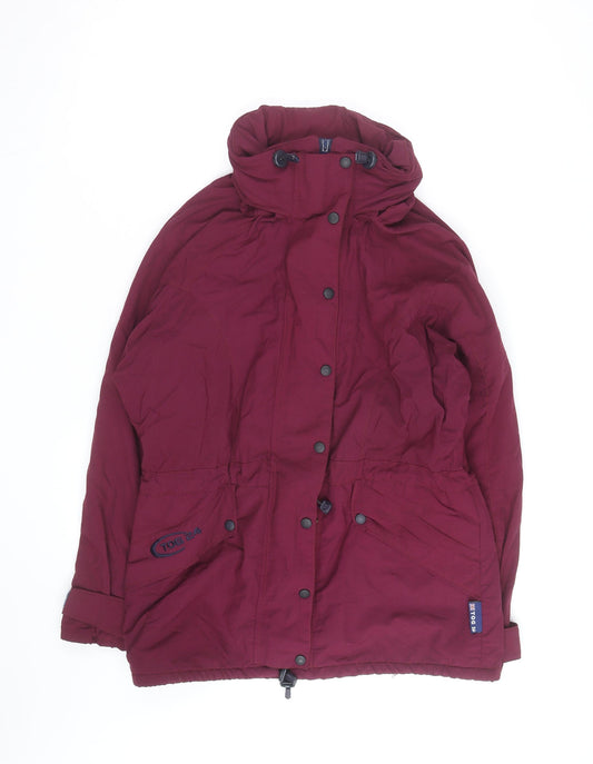 TOG 24 Women’s Red Waterproof Parka Jacket Size 12 Hooded