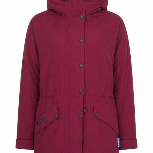 TOG 24 Women’s Red Waterproof Parka Jacket Size 12 Hooded