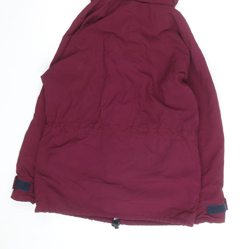 TOG 24 Women’s Red Waterproof Parka Jacket Size 12 Hooded