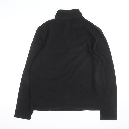 Regatta Men’s Black Fleece 1/4 Zip Pullover Sweatshirt Size L