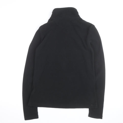 Peter Storm Women’s Black Fleece 1/2 Zip Pullover Sweatshirt Size 8