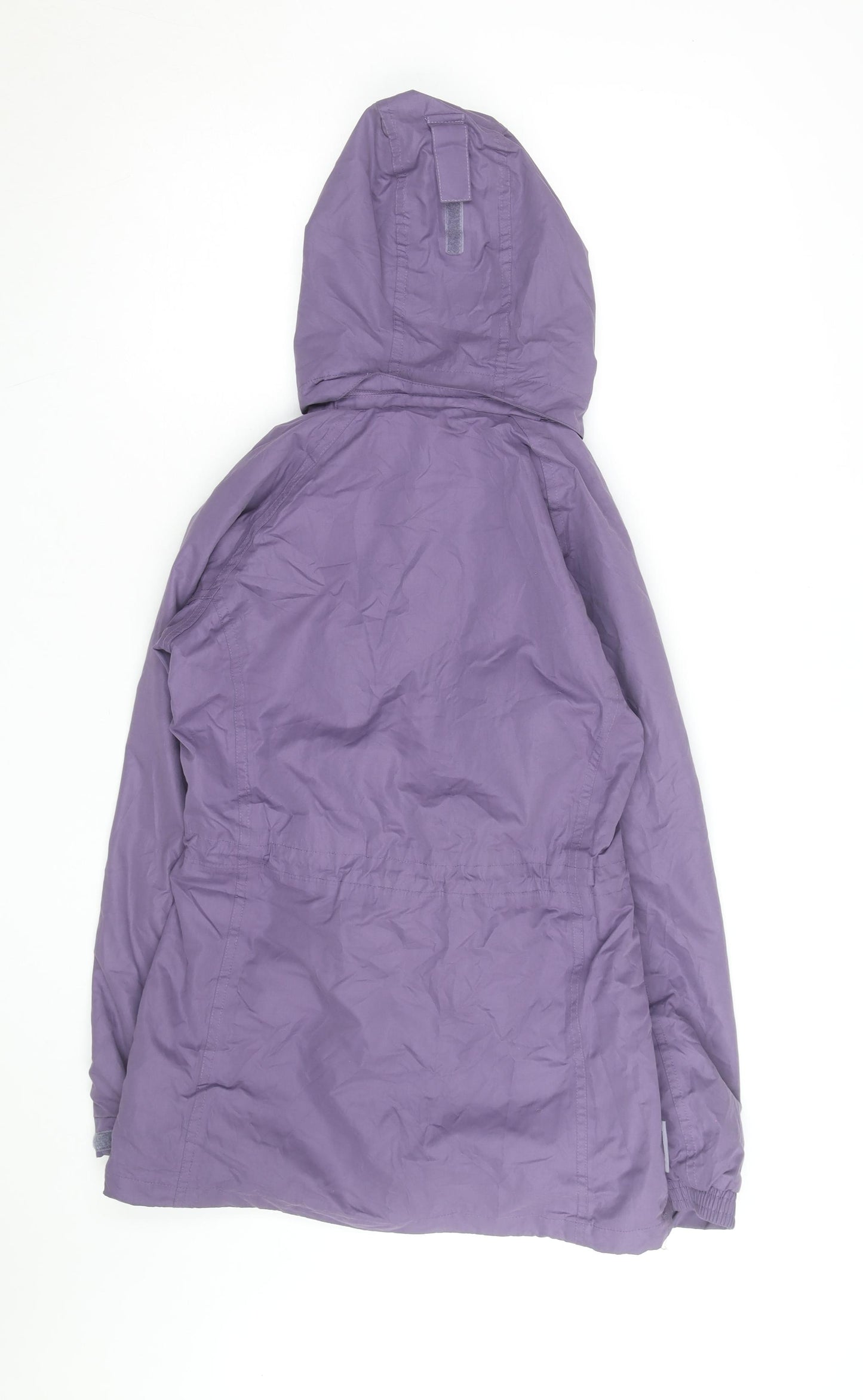 Mountain Warehouse Women’s Purple Waterproof Hooded Parka Jacket Size 8