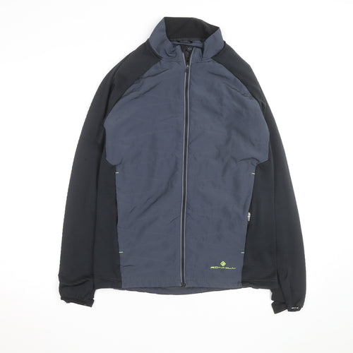 Ronhill Men's Blue Medium Athletic Lightweight Full Zip Running Jacket