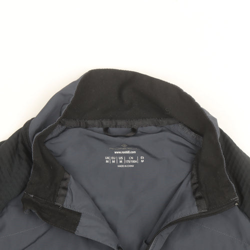Ronhill Men's Blue Medium Athletic Lightweight Full Zip Running Jacket