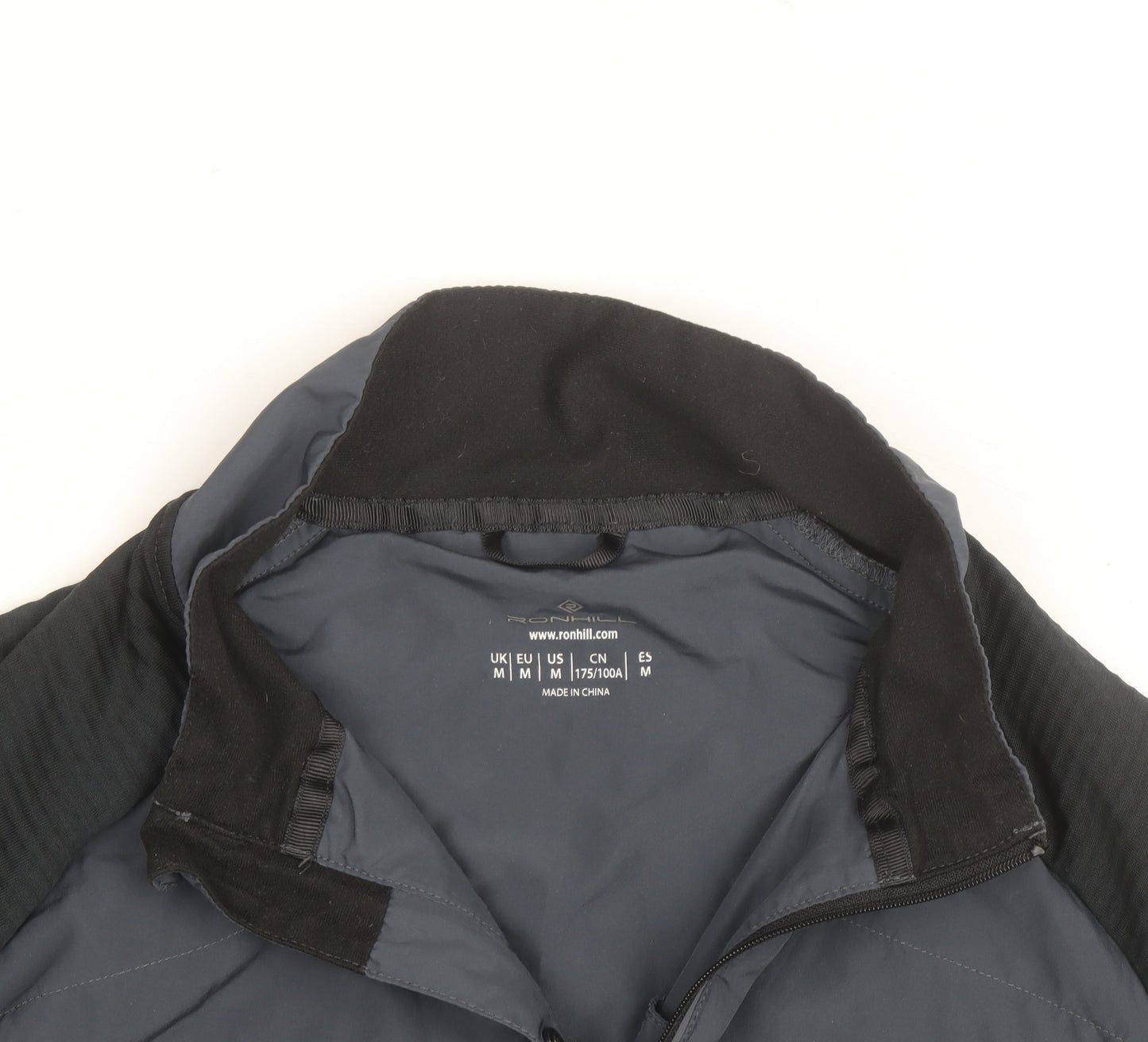 Ronhill Men's Blue Medium Athletic Lightweight Full Zip Running Jacket