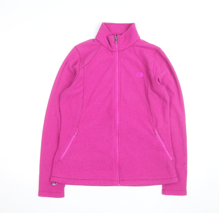 The North Face Women's Pink Fleece Full Zip Active Jacket Size L