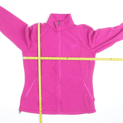 The North Face Women's Pink Fleece Full Zip Active Jacket Size L