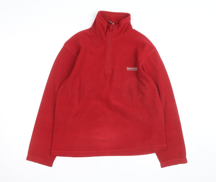 Regatta Men's Red XS Fleece 1/4 Zip Outdoor Jacket