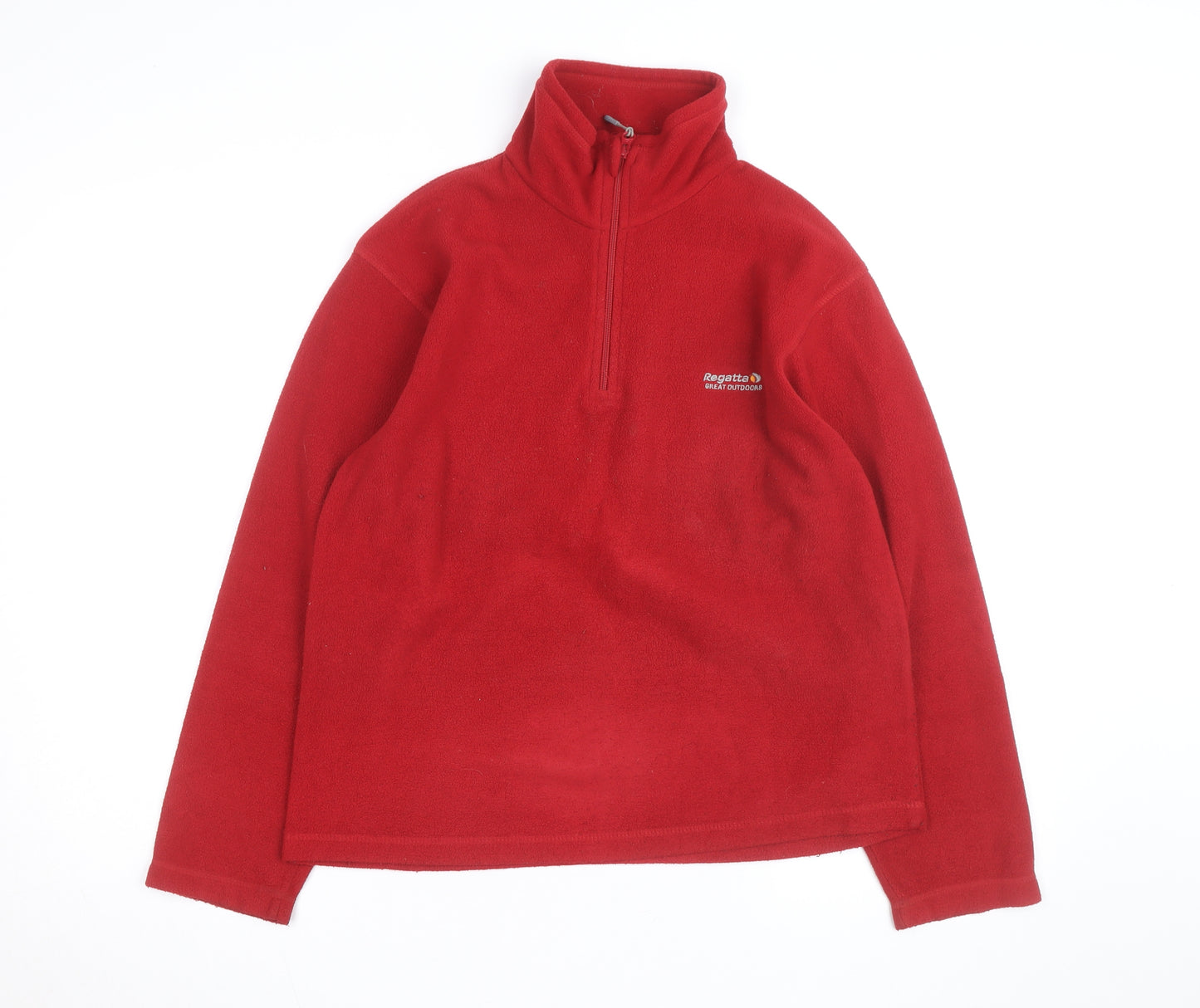 Regatta Men's Red XS Fleece 1/4 Zip Outdoor Jacket