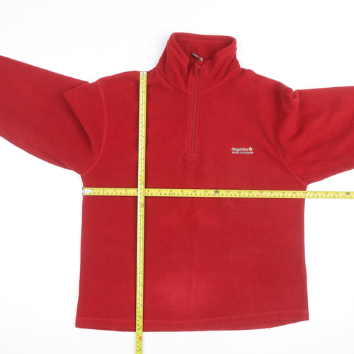 Regatta Men's Red XS Fleece 1/4 Zip Outdoor Jacket