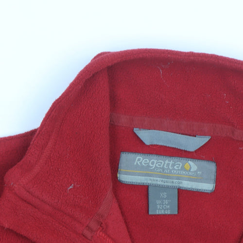 Regatta Men's Red XS Fleece 1/4 Zip Outdoor Jacket
