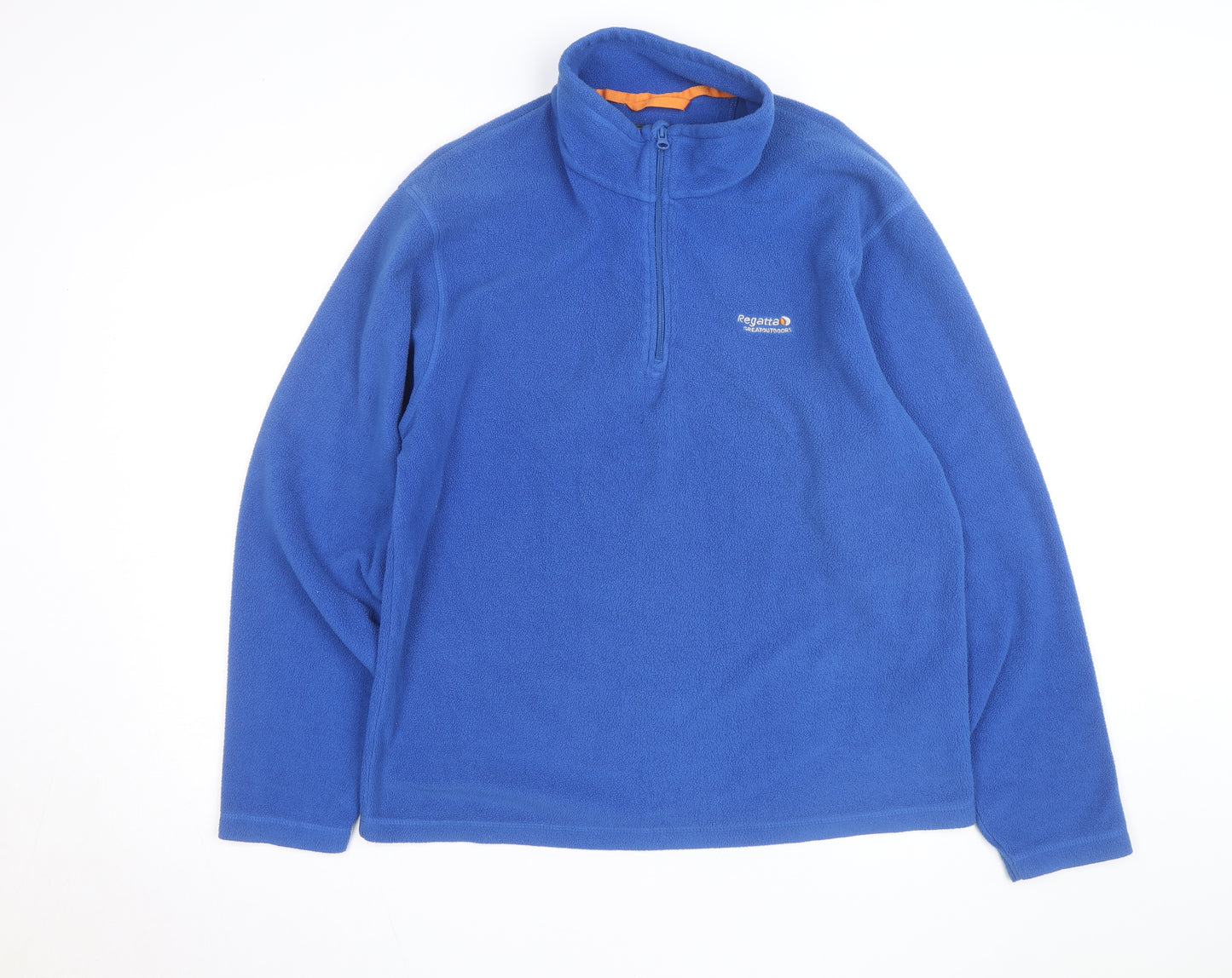Regatta Men's Blue Fleece 1/2 Zip Pullover Sweatshirt XL