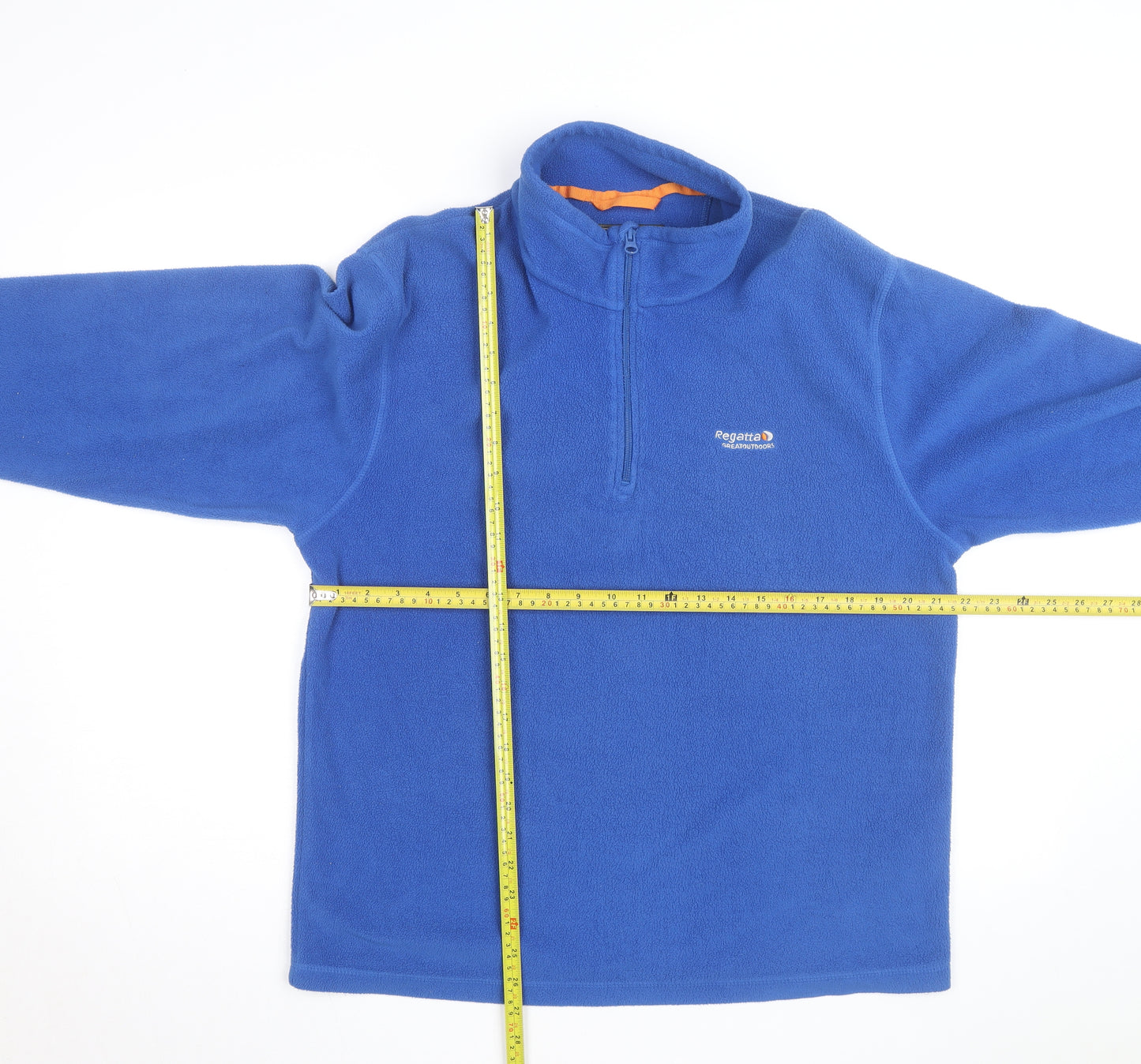 Regatta Men's Blue Fleece 1/2 Zip Pullover Sweatshirt XL