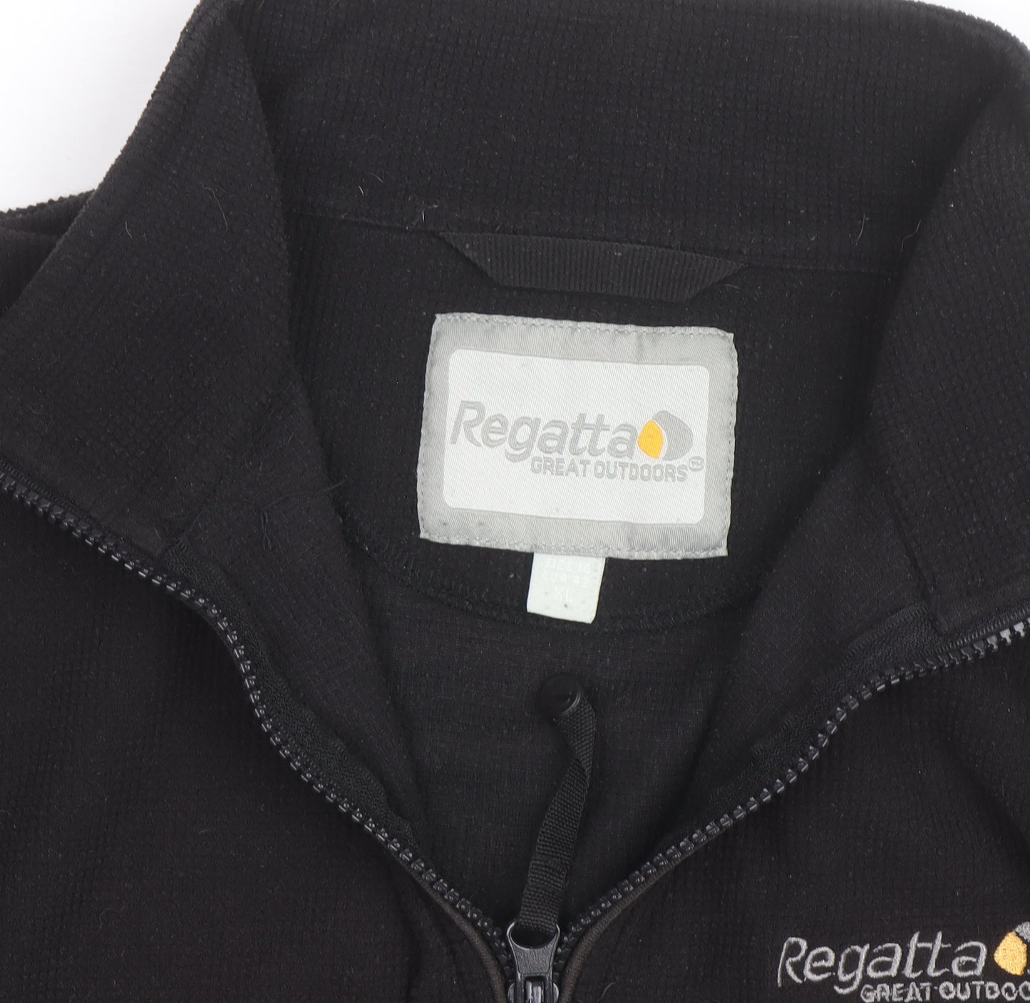 Regatta Womens Black Fleece 1/4 Zip Pullover Sweatshirt Size M