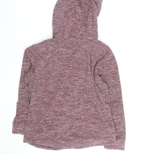 Regatta Womens Burgundy Hooded Pullover Hoodie UK 12 Polyester Blend