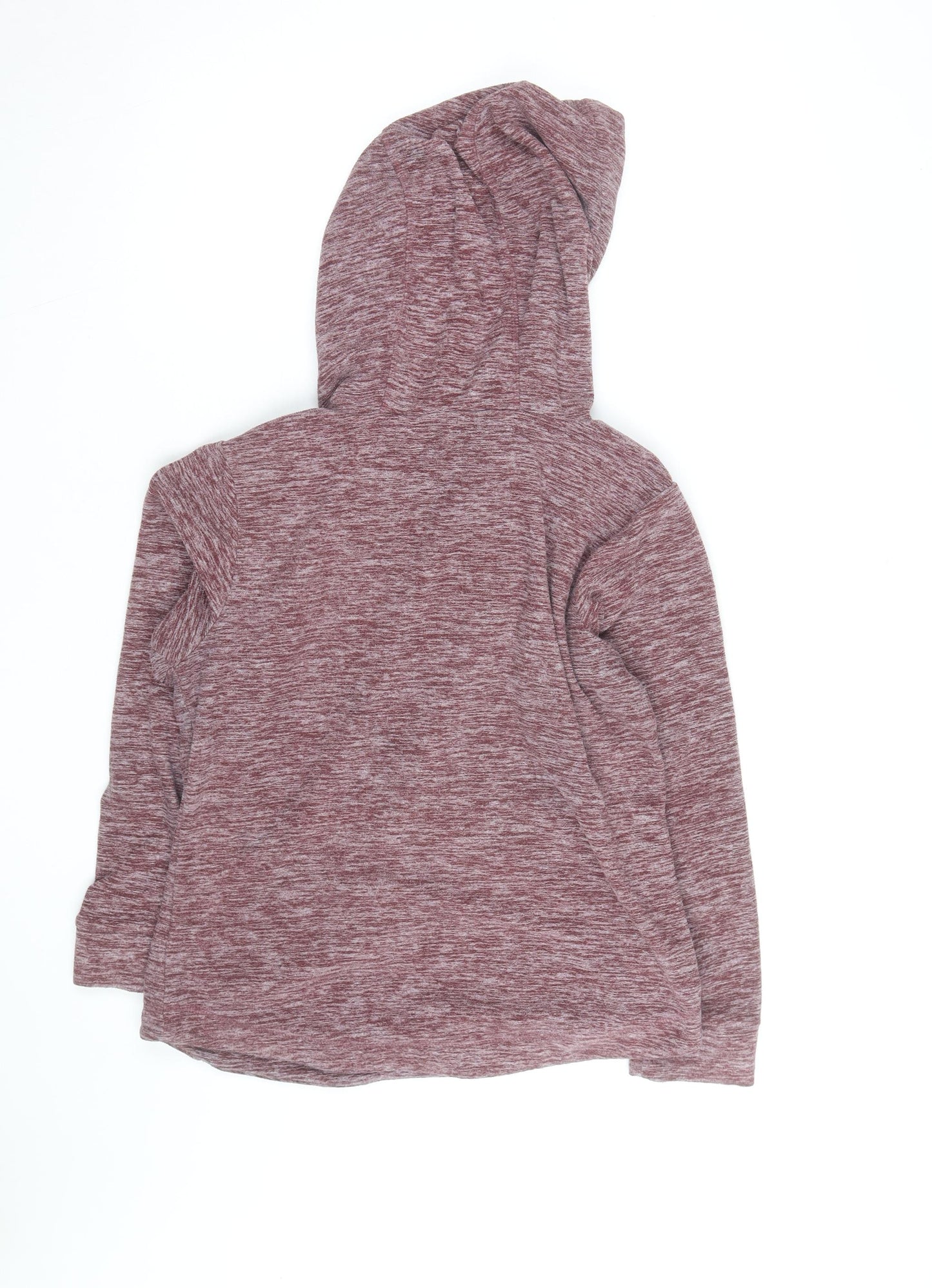 Regatta Womens Burgundy Hooded Pullover Hoodie UK 12 Polyester Blend