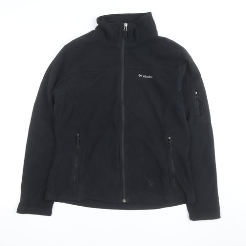 Columbia Men's Black Fleece Full Zip Windbreaker Jacket L