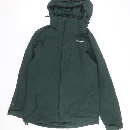 Berghaus Men's Green Small Waterproof Hooded Outdoor Jacket