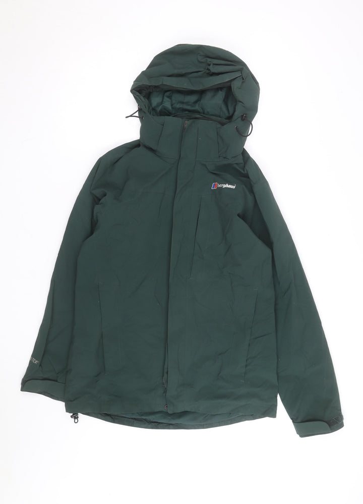 Berghaus Men's Green Small Waterproof Hooded Outdoor Jacket
