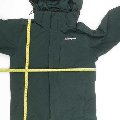 Berghaus Men's Green Small Waterproof Hooded Outdoor Jacket