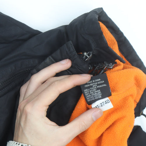 Superdry Men's Black 2XL Windbreaker Hooded Jacket