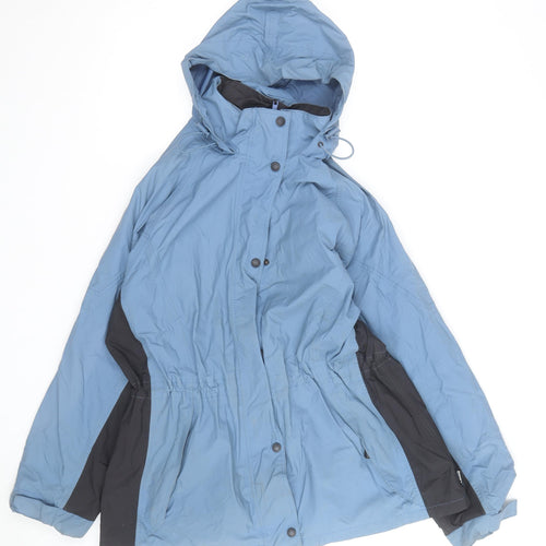 Regatta Men's Blue Waterproof Hooded Parka Jacket Size M
