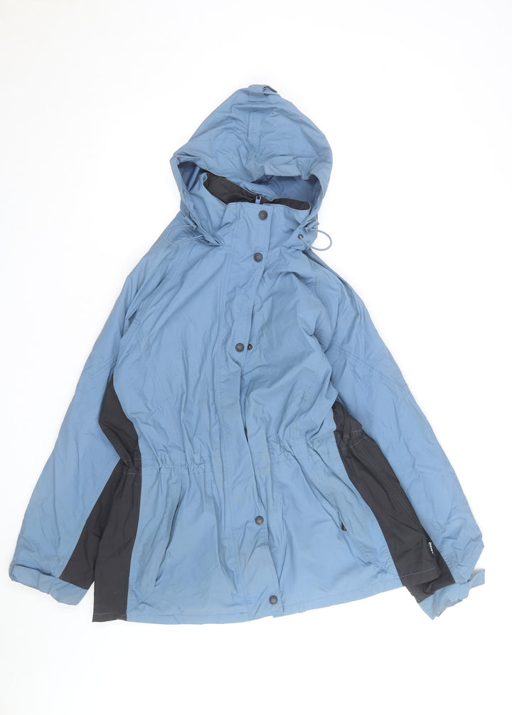 Regatta Men's Blue Waterproof Hooded Parka Jacket Size M