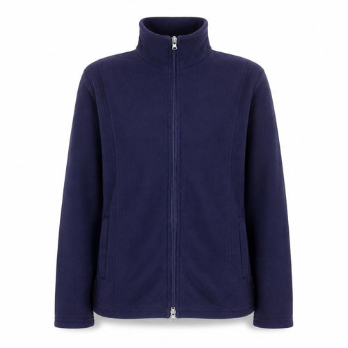 Anne de Lançay Men's Blue Full Zip Fleece Active Jacket Medium