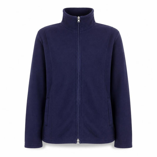 Anne de Lançay Men's Blue Full Zip Fleece Active Jacket Medium