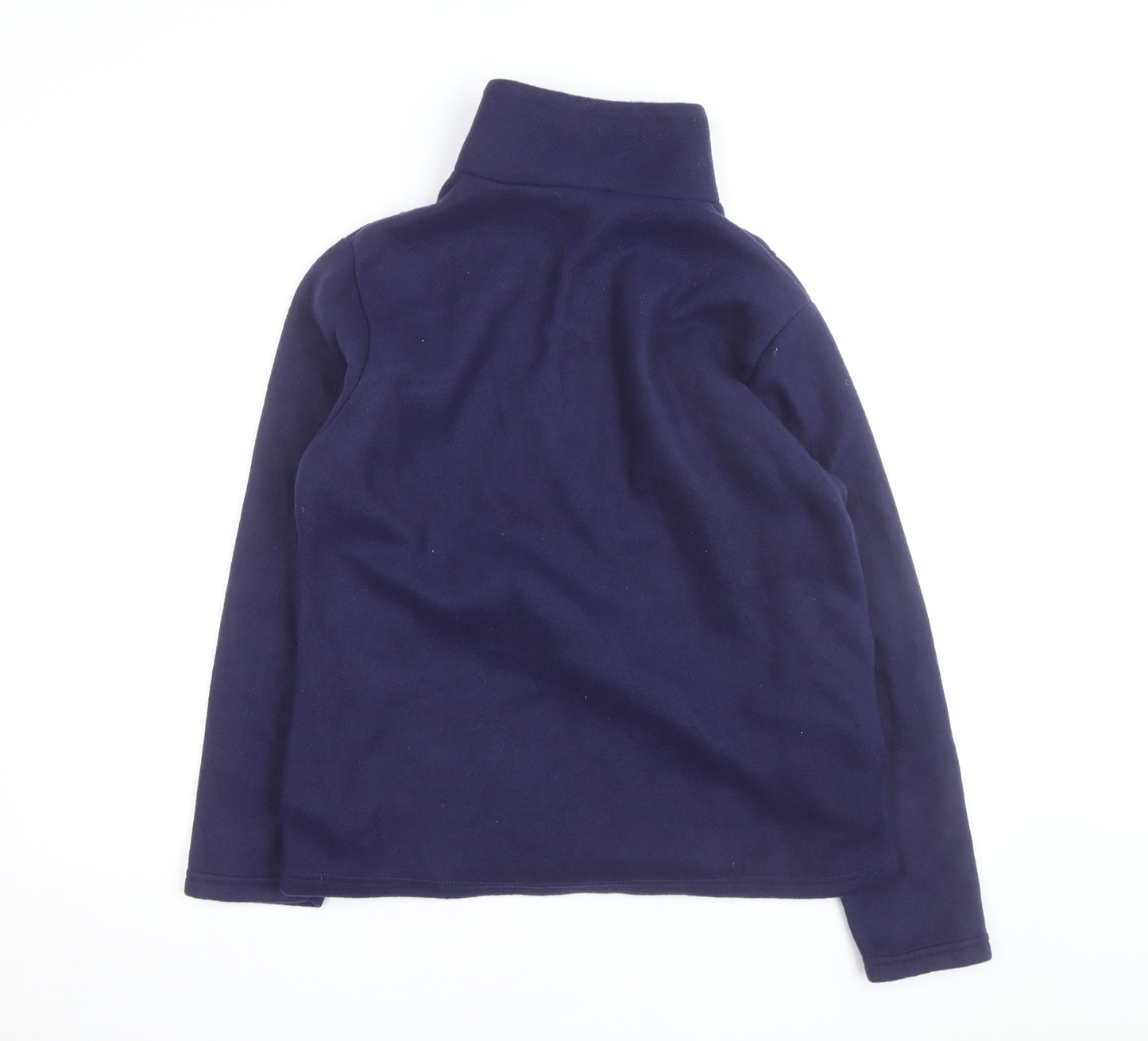 Anne de Lançay Men's Blue Full Zip Fleece Active Jacket Medium