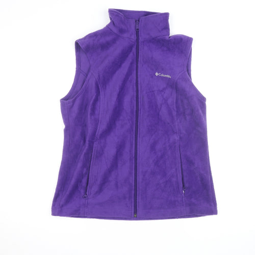 Columbia Unisex Adults Purple Fleece Bodywarmer Gilet Size L